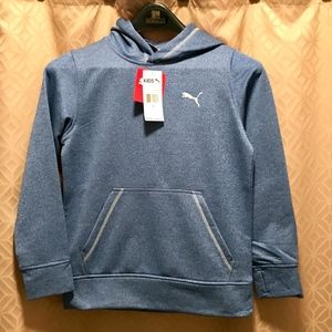 Kid's Puma Solid Melange Hoodie - Small
